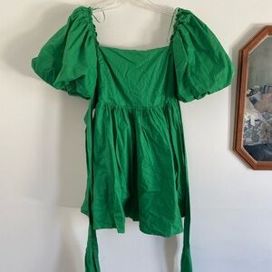 Sweet Lemon Vibrant Green Dress